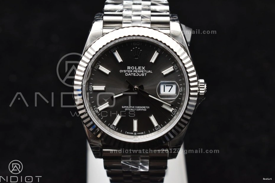 41 Jubilee Steel VS3235 1:1 Bracelet Dial 126334 Best Stick On DateJust 904L VSF Edition SS Grey 0324